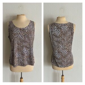 ❤️$10 Ellen Tracy animal print tank